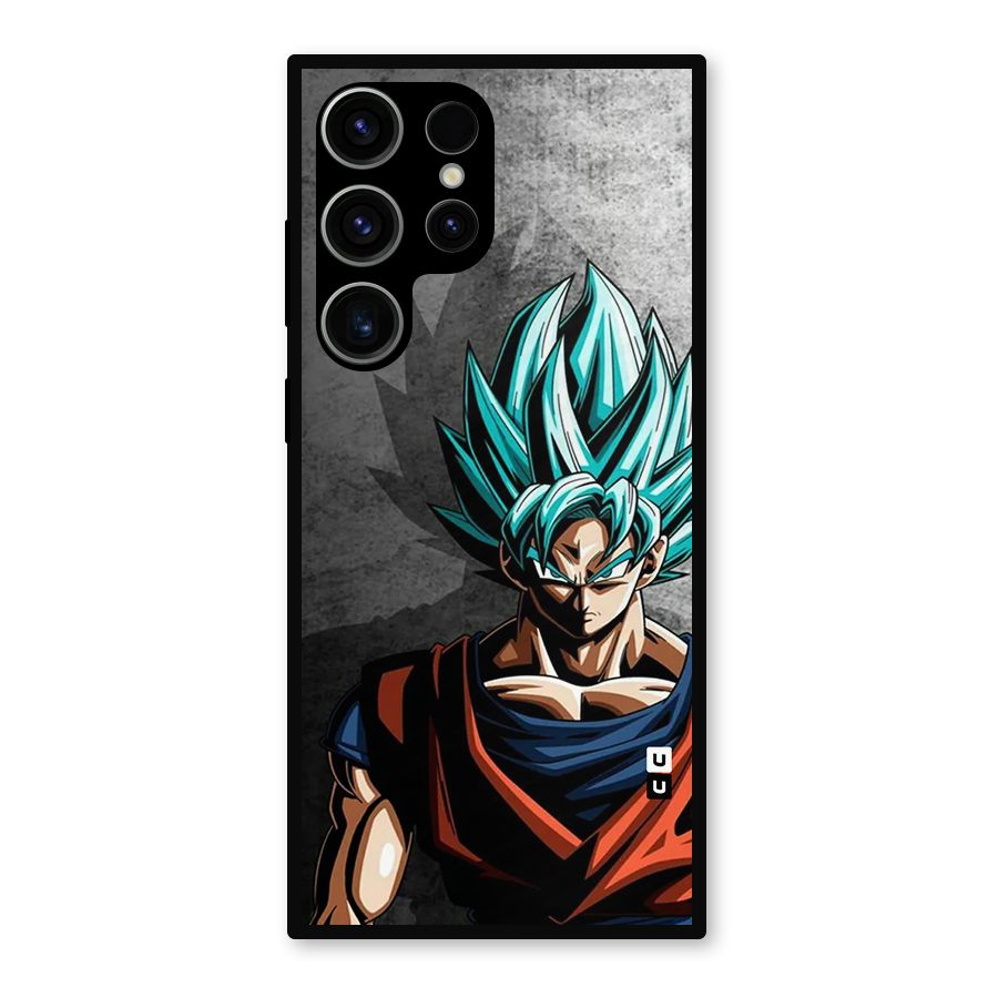 Super Saiyan Art Metal Back Case for Galaxy S23 Ultra