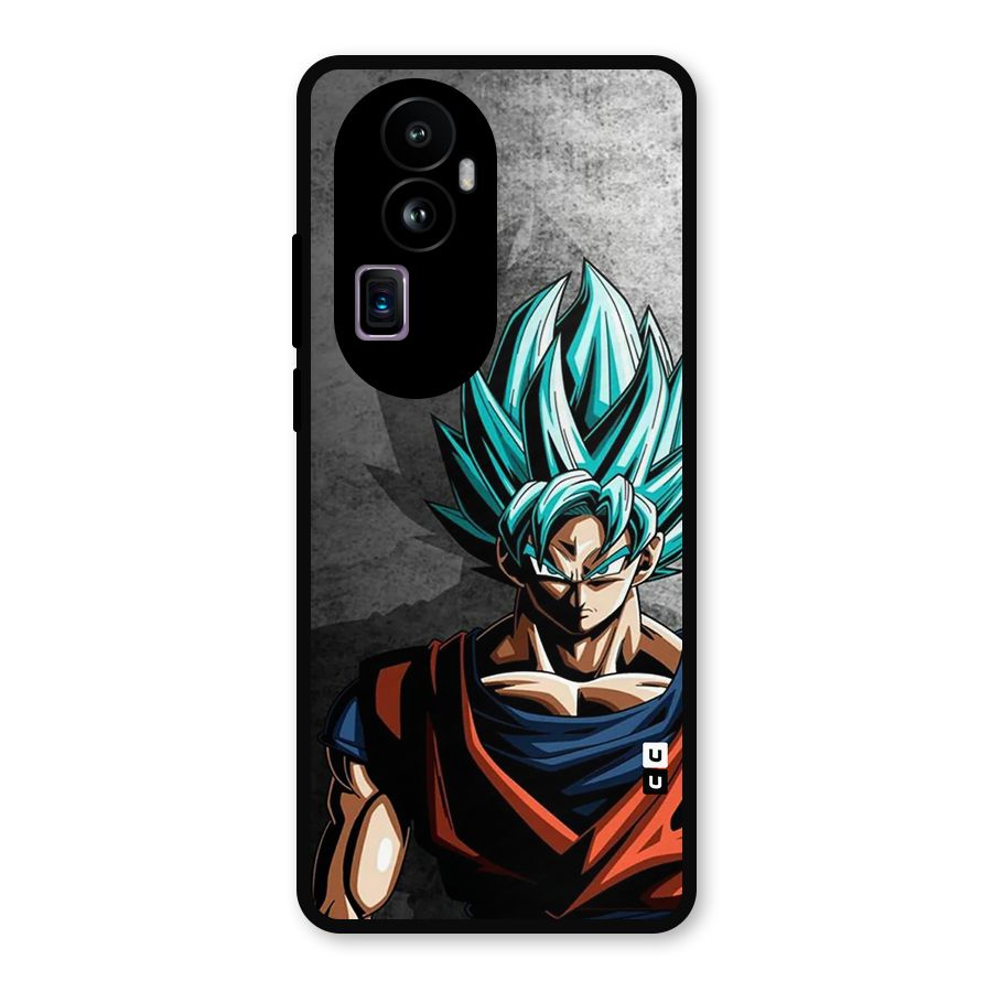 Super Saiyan Art Metal Back Case for Oppo Reno10 Pro Plus