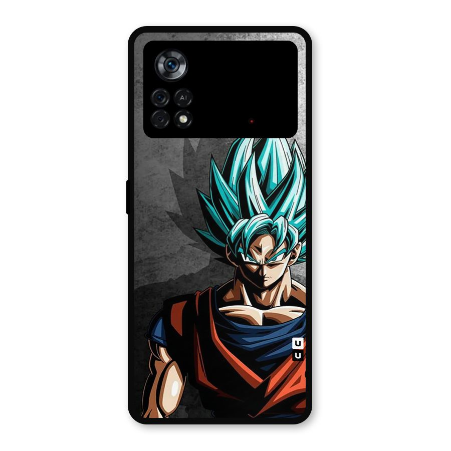 Super Saiyan Art Metal Back Case for Poco X4 Pro 5G
