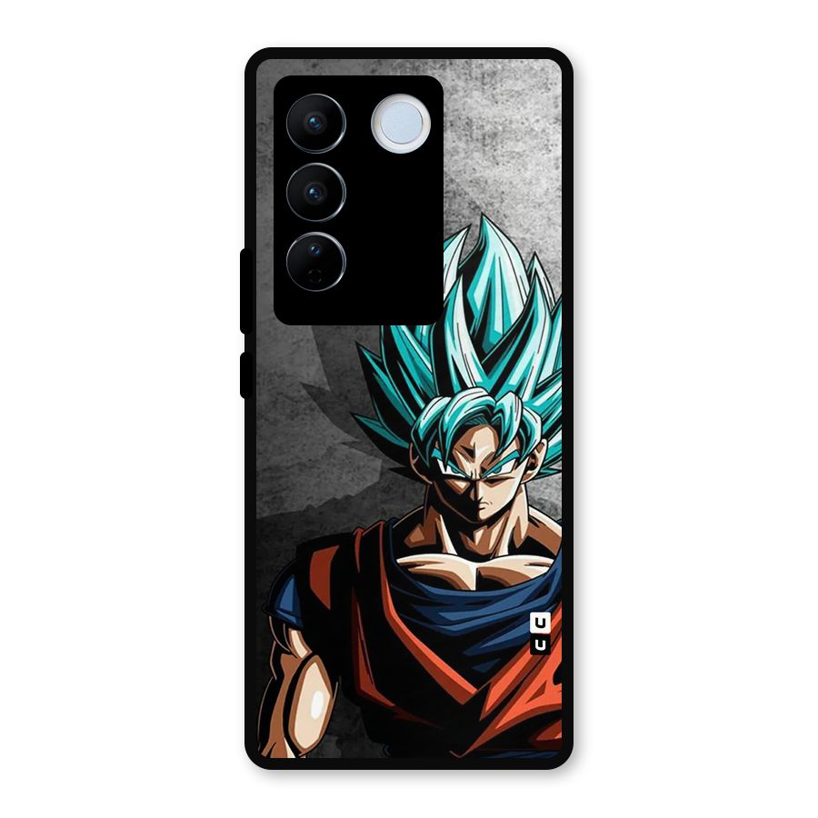 Super Saiyan Art Metal Back Case for Vivo V27
