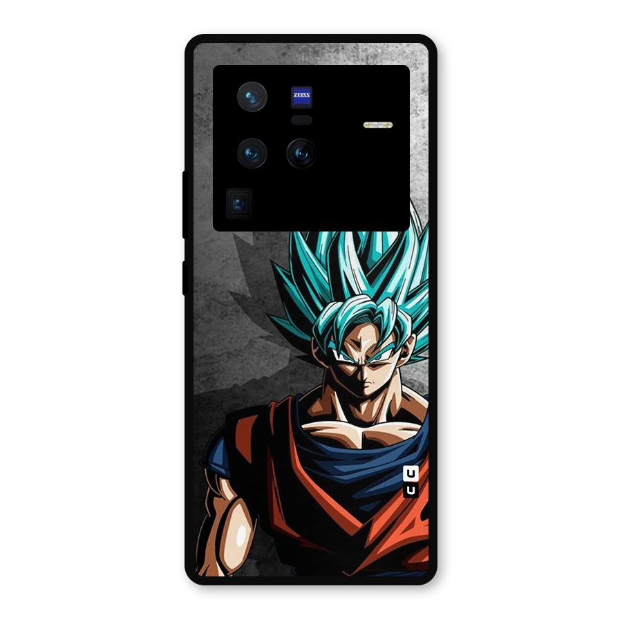 Super Saiyan Art Metal Back Case for Vivo X80 Pro