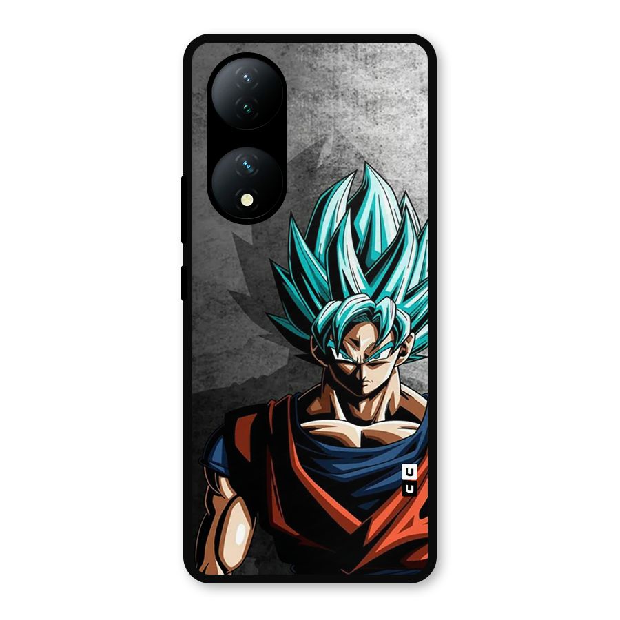 Super Saiyan Art Metal Back Case for Vivo Y100