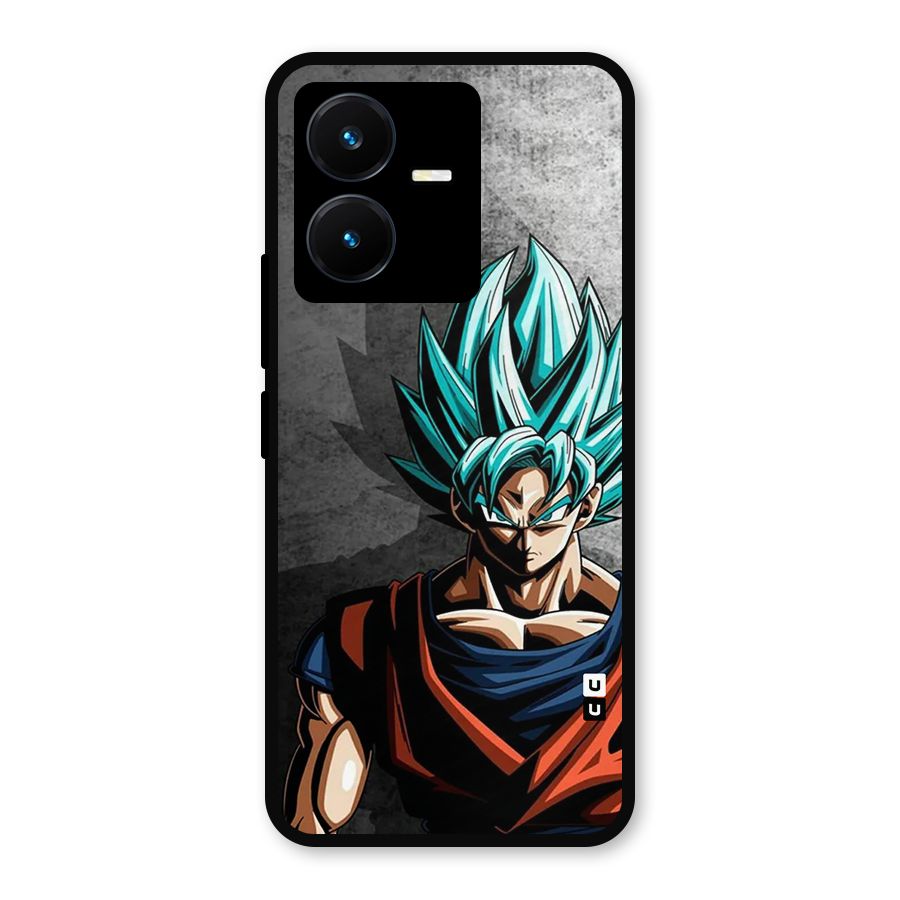 Super Saiyan Art Metal Back Case for Vivo Y22