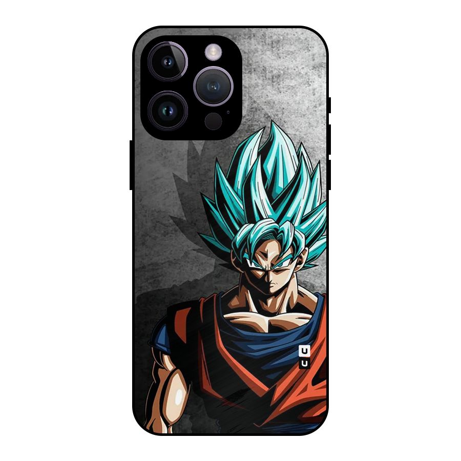 Super Saiyan Art Metal Back Case for iPhone 14 Pro Max
