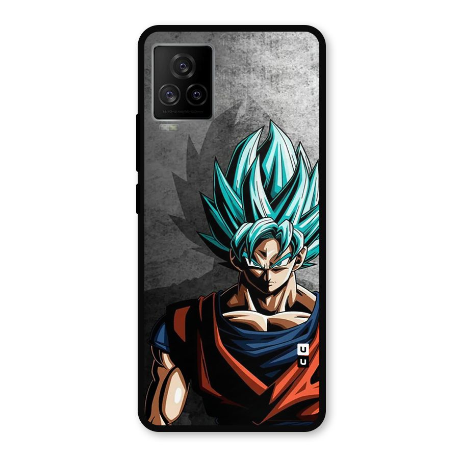 Super Saiyan Art Metal Back Case for iQOO 7 Legend 5G