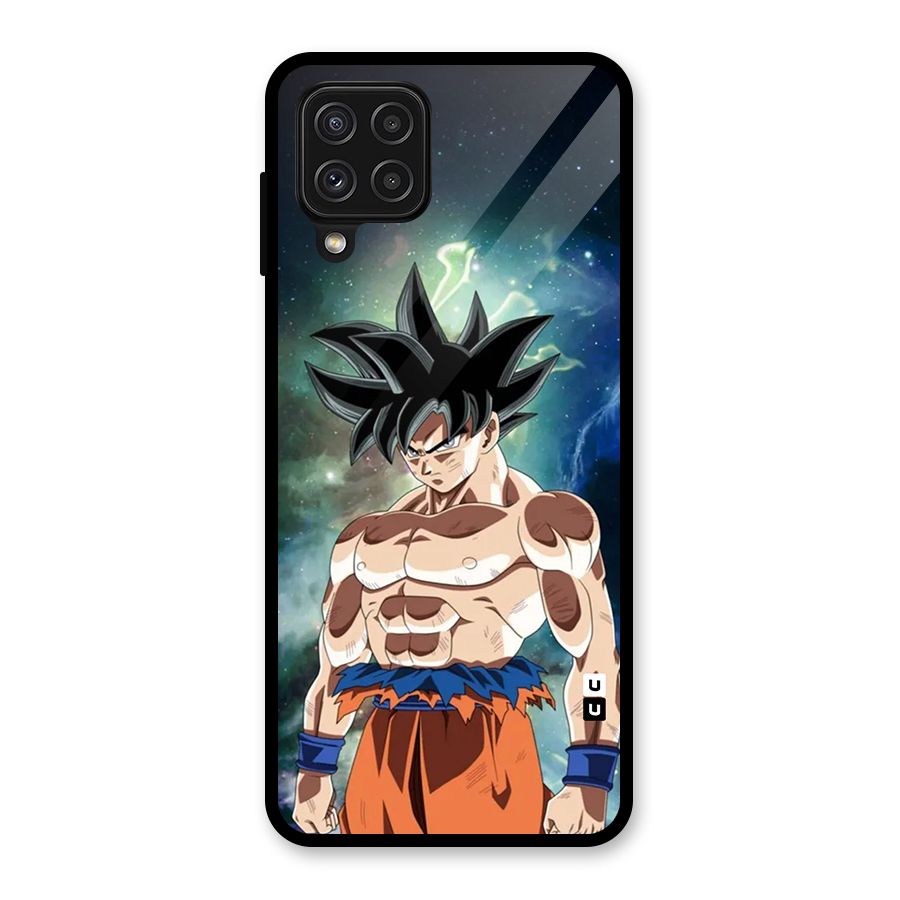 Super Saiyan God Glass Back Case for Galaxy A22 4G