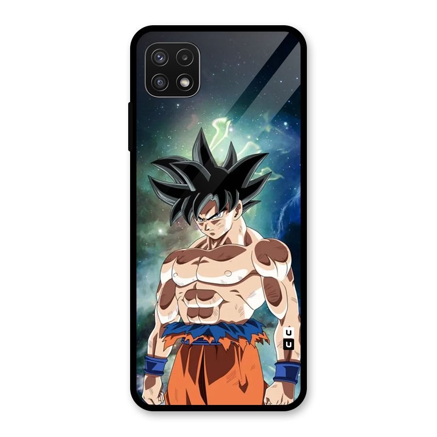 Super Saiyan God Glass Back Case for Galaxy A22 5G