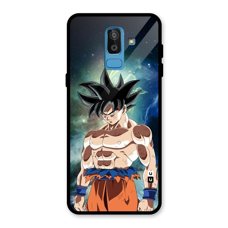 Super Saiyan God Glass Back Case for Galaxy J8