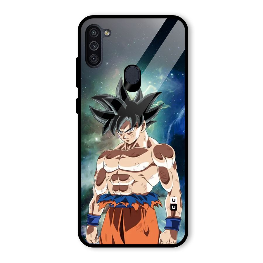 Super Saiyan God Glass Back Case for Galaxy M11
