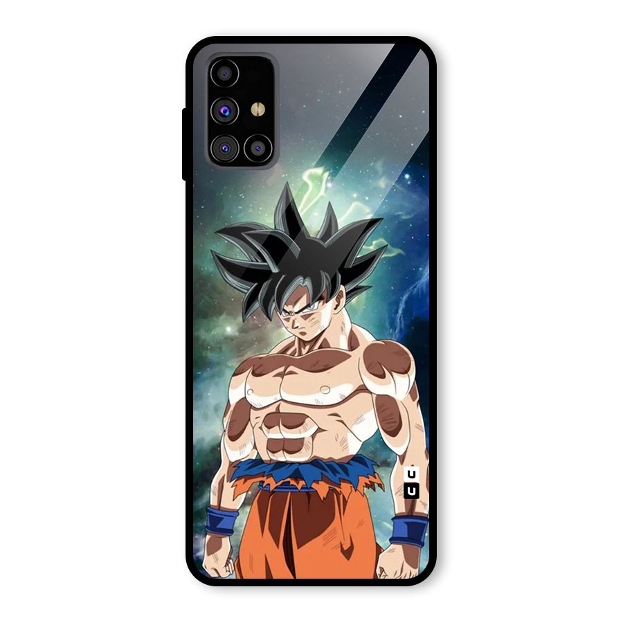 Super Saiyan God Glass Back Case for Galaxy M31s