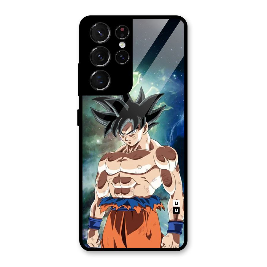 Super Saiyan God Glass Back Case for Galaxy S21 Ultra 5G