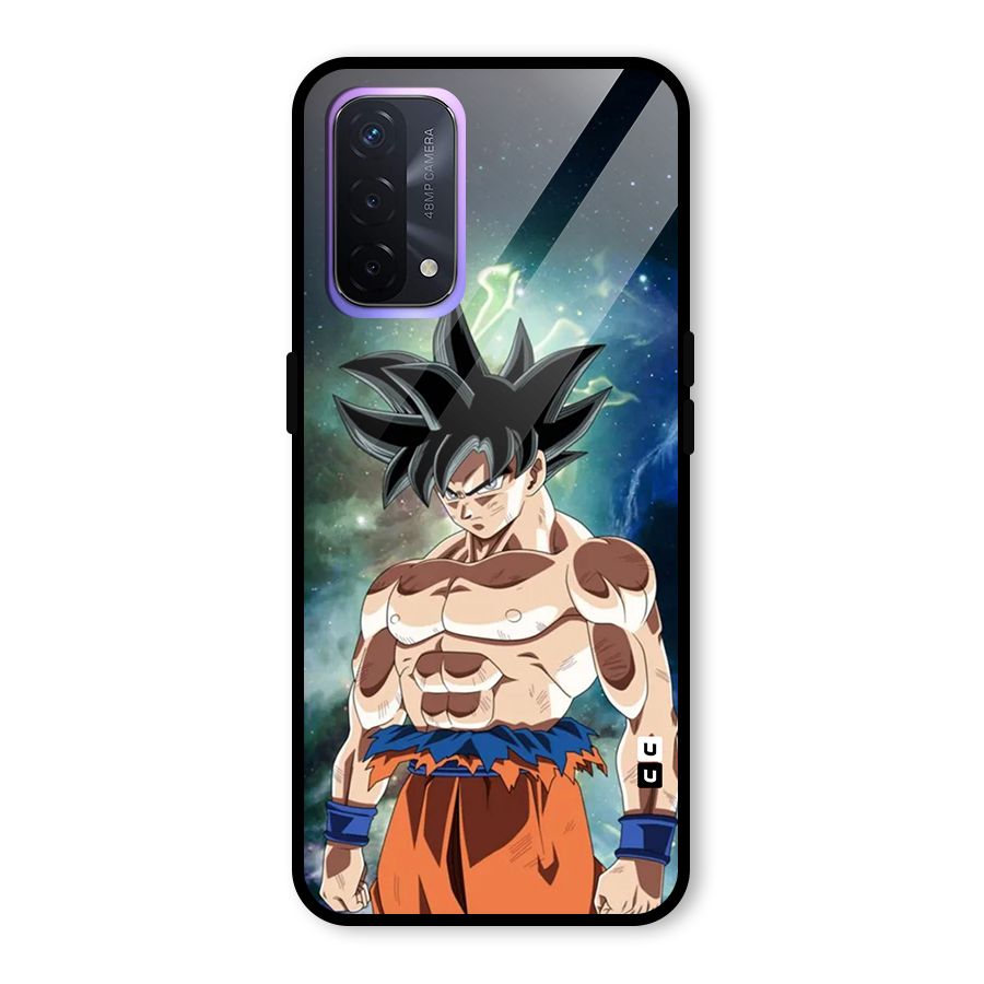 Super Saiyan God Glass Back Case for Oppo A74 5G
