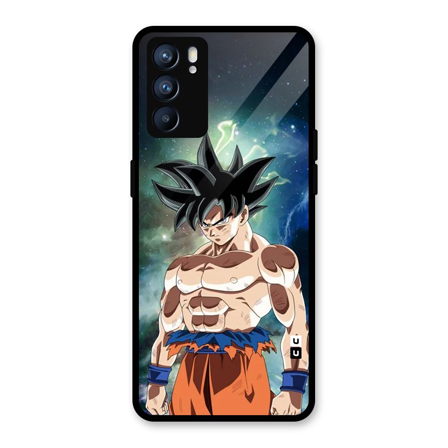 Super Saiyan God Glass Back Case for Oppo Reno6 5G