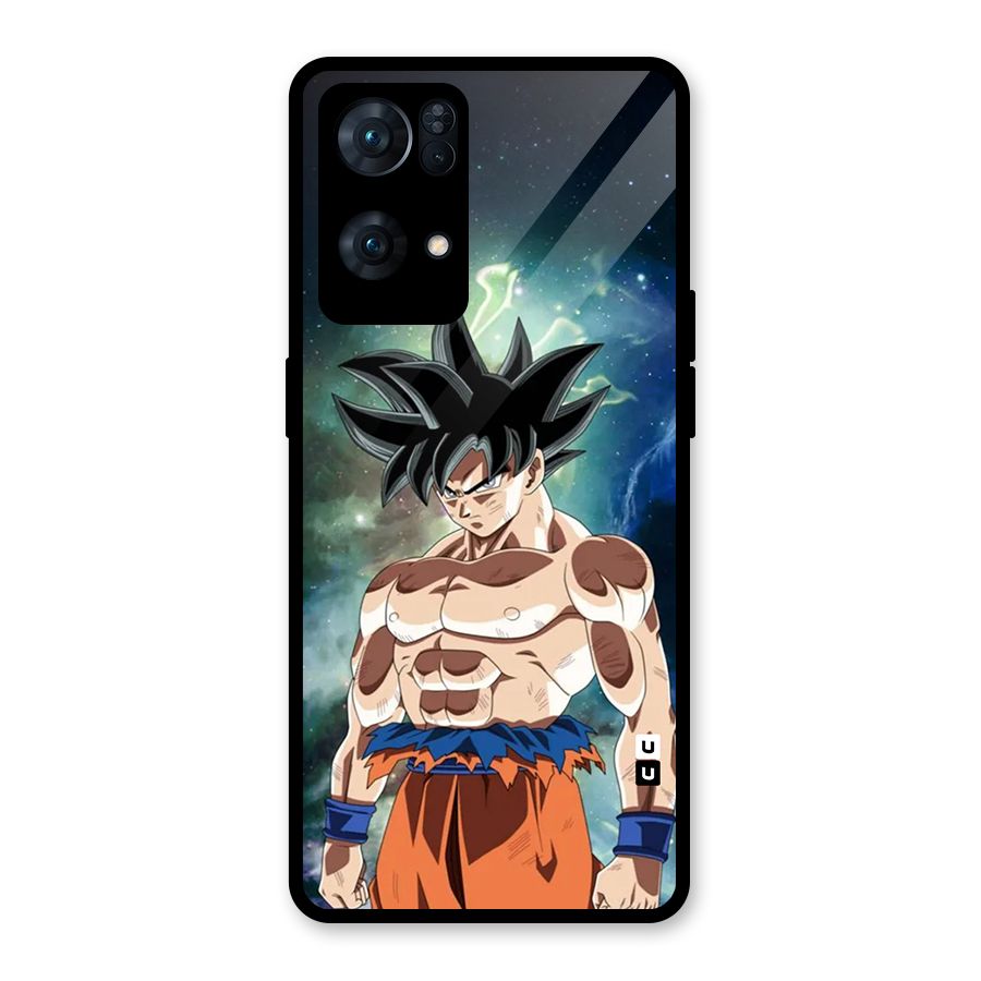 Super Saiyan God Glass Back Case for Oppo Reno7 Pro 5G