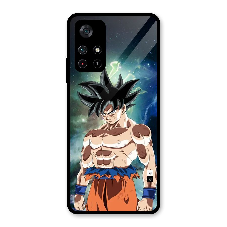 Super Saiyan God Glass Back Case for Poco M4 Pro 5G