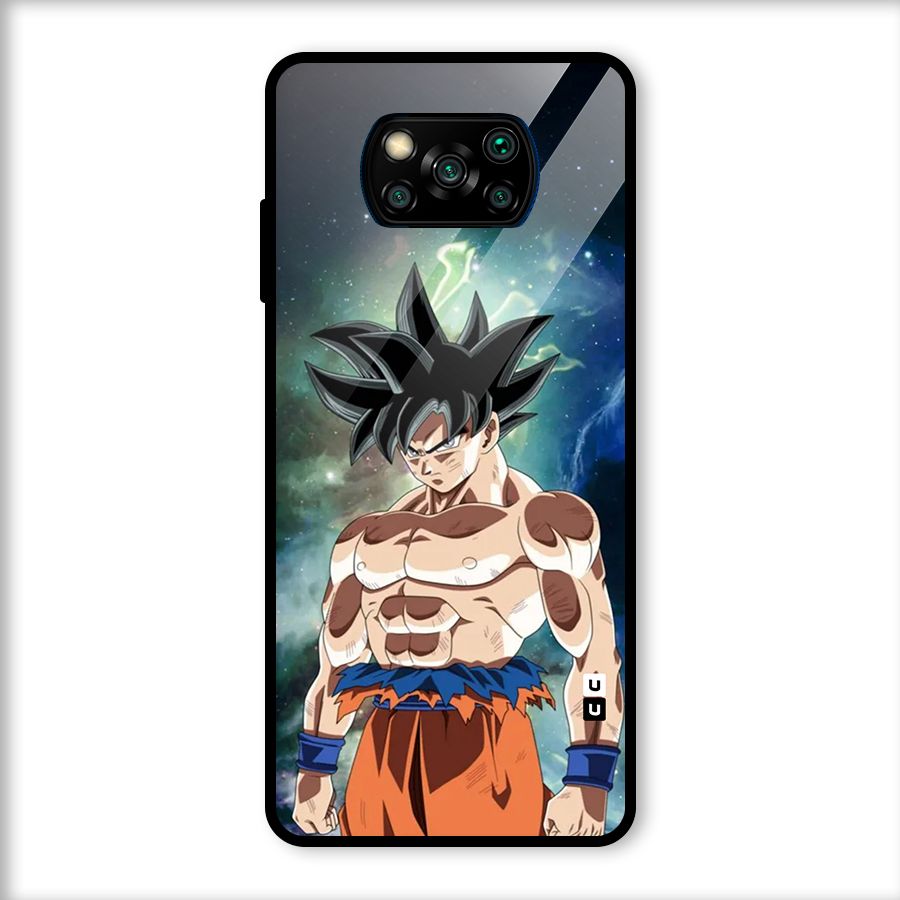 Super Saiyan God Glass Back Case for Poco X3