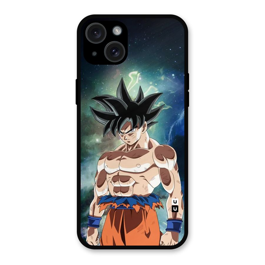 Super Saiyan God Metal Back Case for iPhone 15 Plus