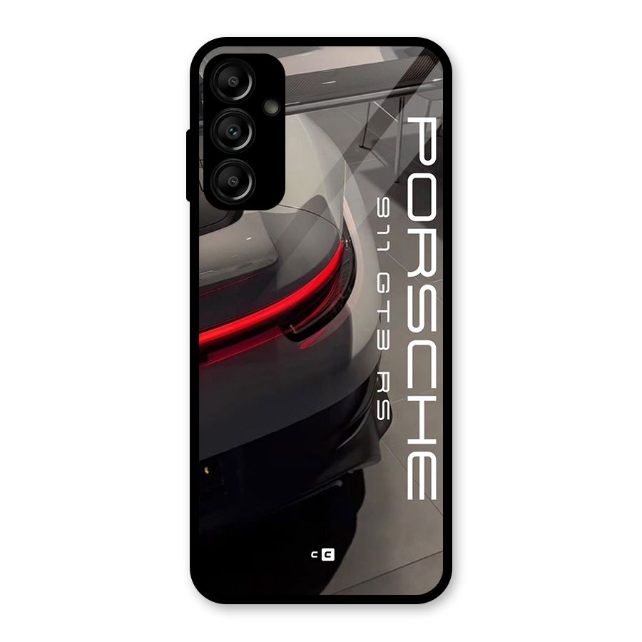 Super Sports Car Glass Back Case for Galaxy A14 5G