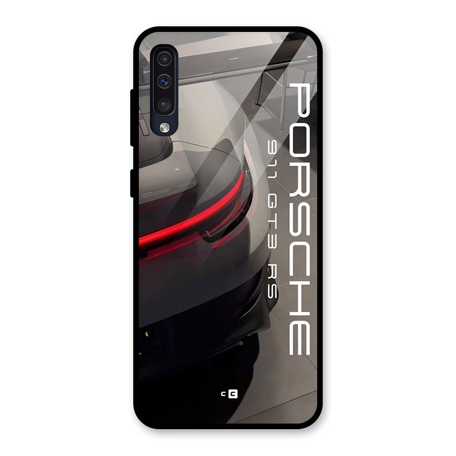 Super Sports Car Glass Back Case for Galaxy A30s