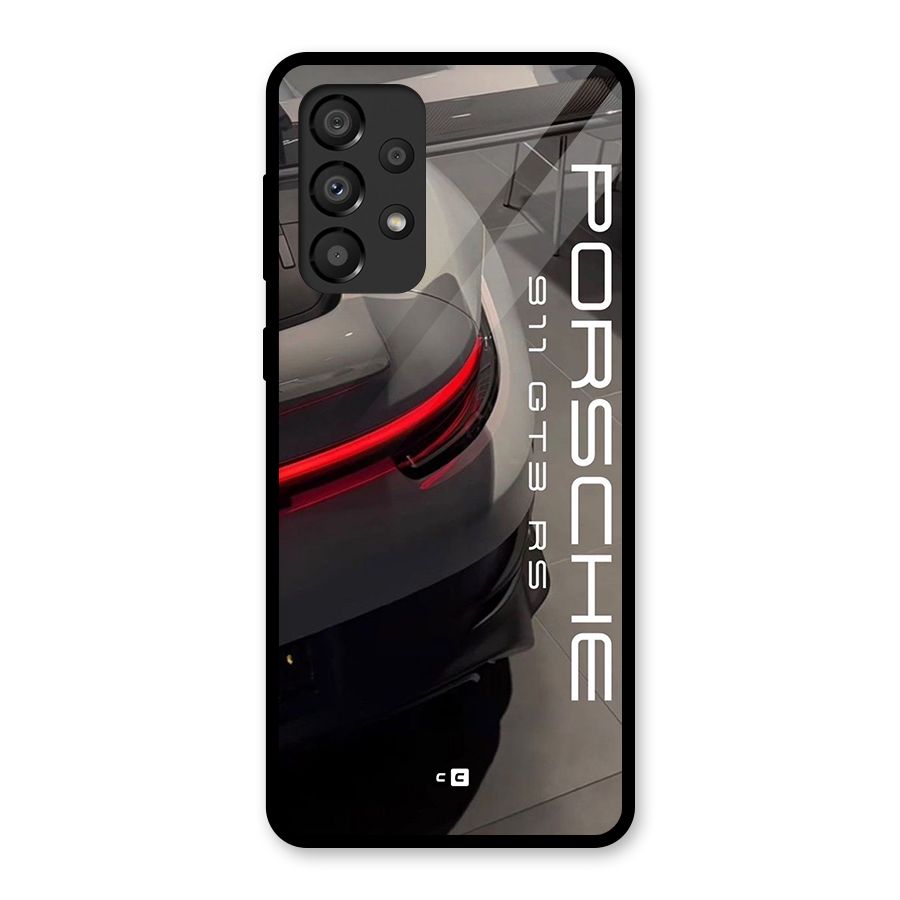 Super Sports Car Glass Back Case for Galaxy A33 5G