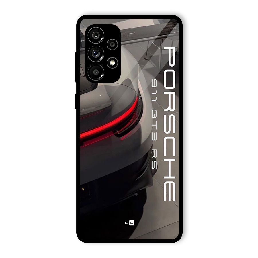 Super Sports Car Glass Back Case for Galaxy A73 5G