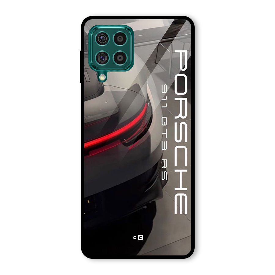 Super Sports Car Glass Back Case for Galaxy F62
