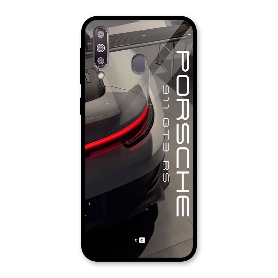 Super Sports Car Glass Back Case for Galaxy M30