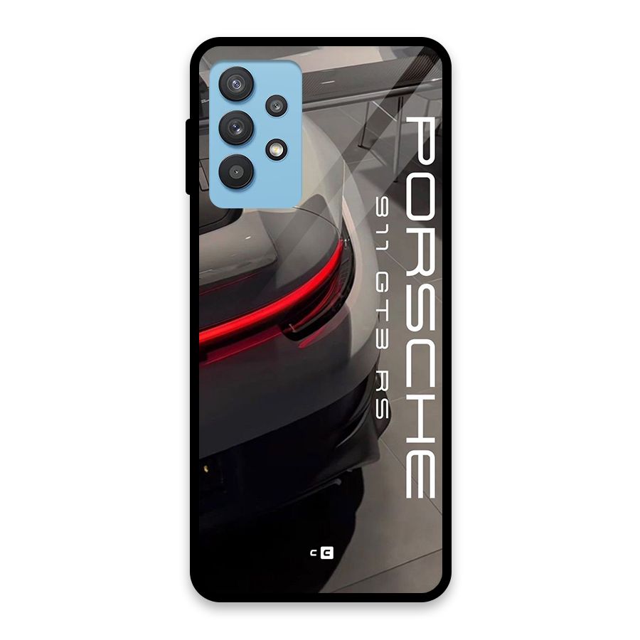 Super Sports Car Glass Back Case for Galaxy M32 5G