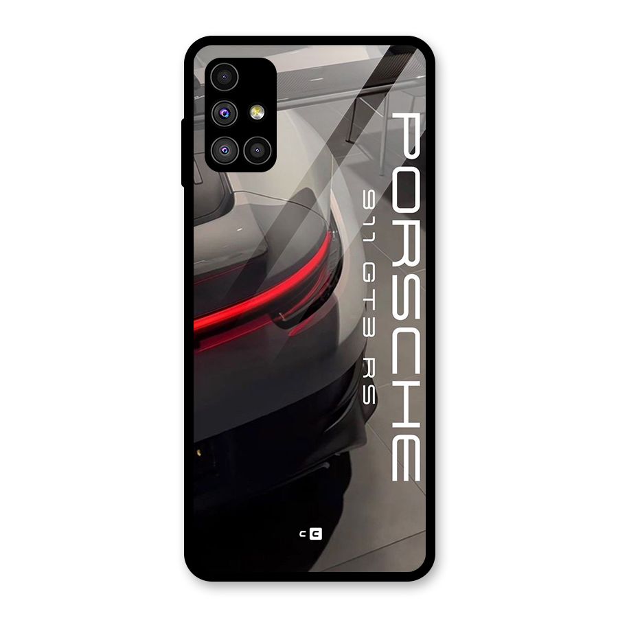 Super Sports Car Glass Back Case for Galaxy M51