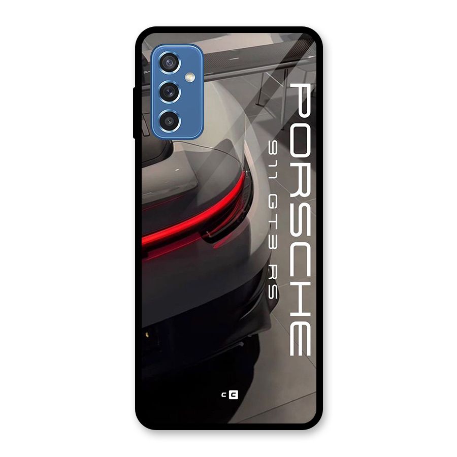 Super Sports Car Glass Back Case for Galaxy M52 5G