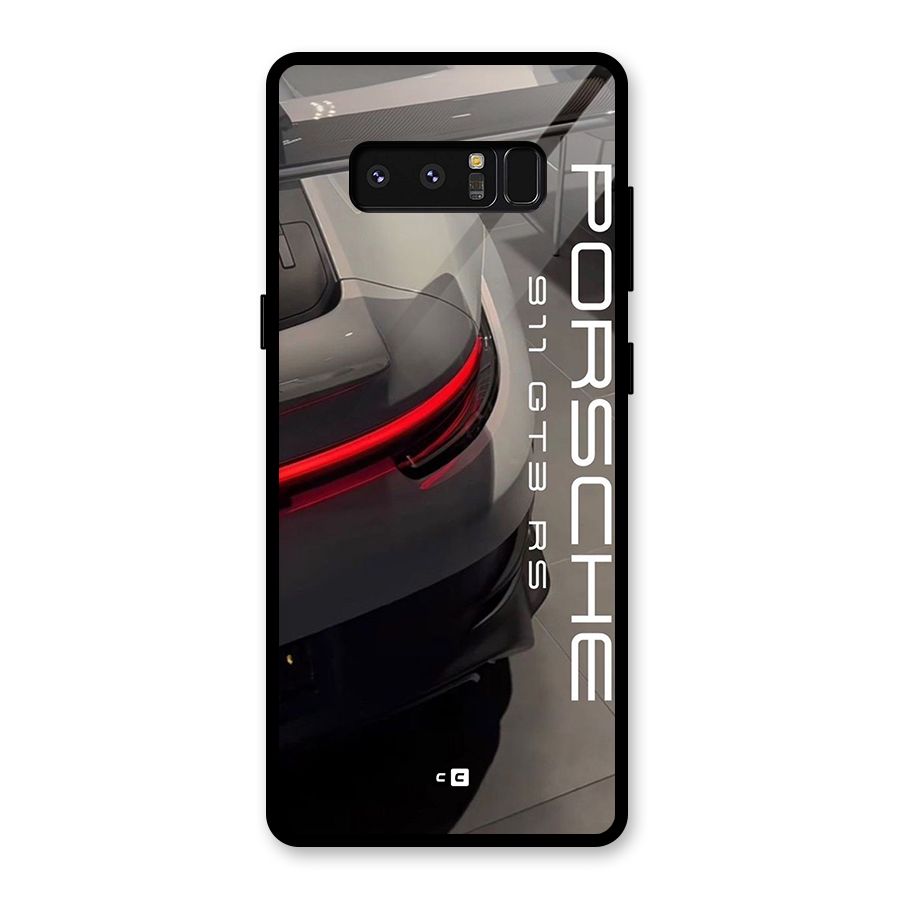 Super Sports Car Glass Back Case for Galaxy Note 8