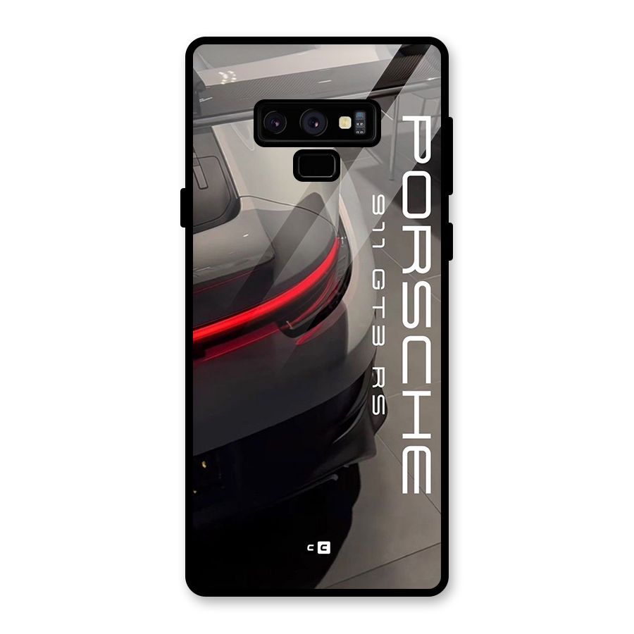 Super Sports Car Glass Back Case for Galaxy Note 9