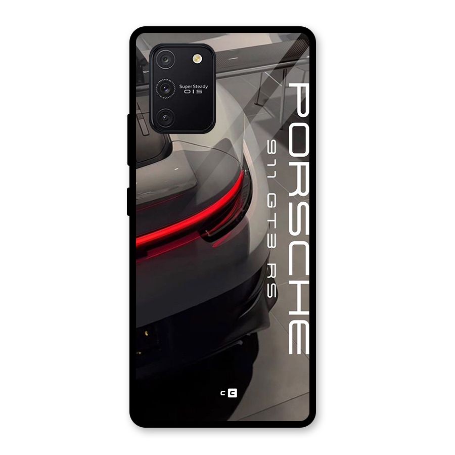 Super Sports Car Glass Back Case for Galaxy S10 Lite