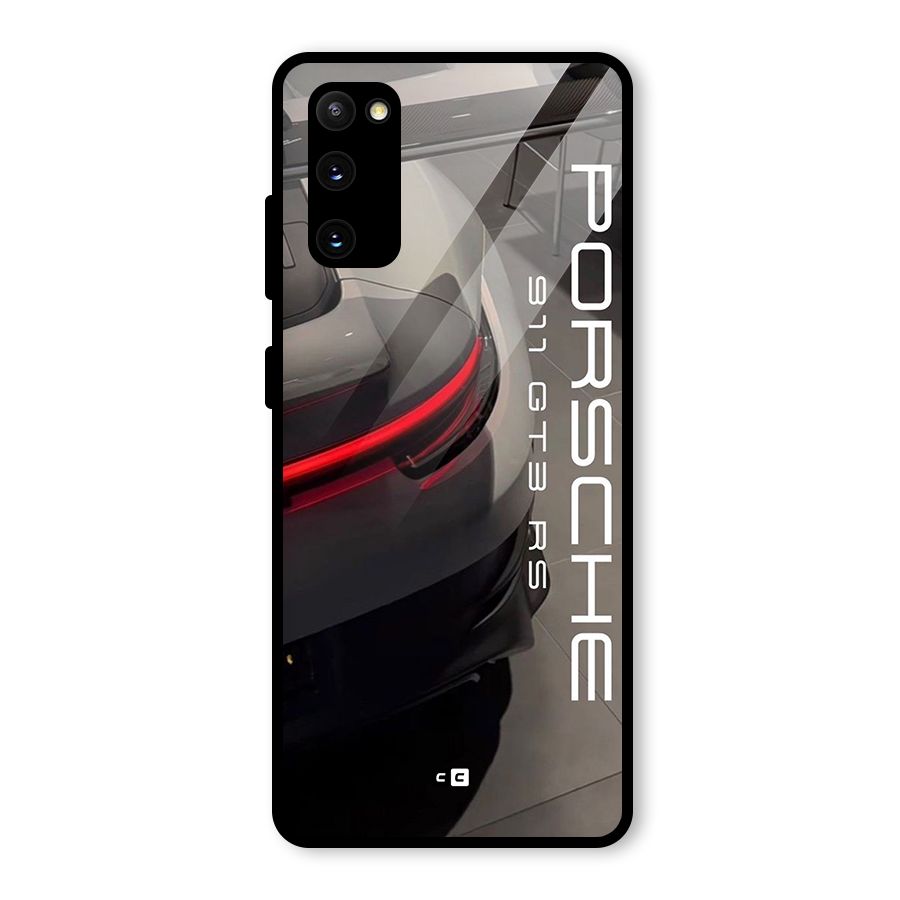 Super Sports Car Glass Back Case for Galaxy S20 FE