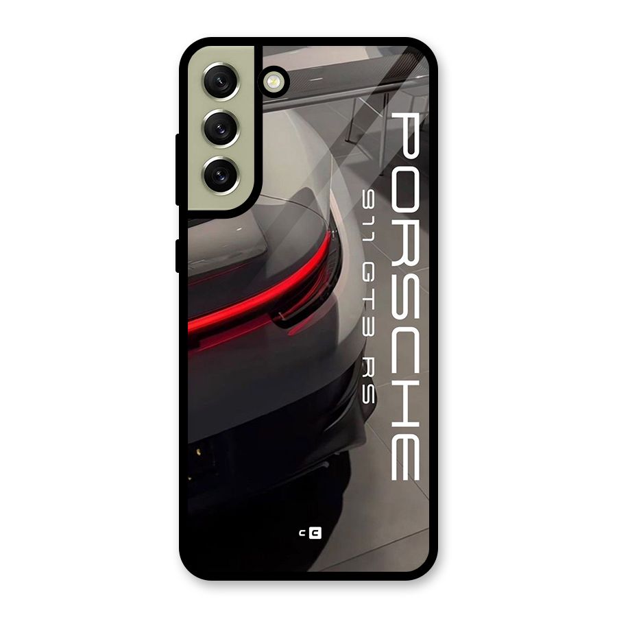 Super Sports Car Glass Back Case for Galaxy S21 FE 5G