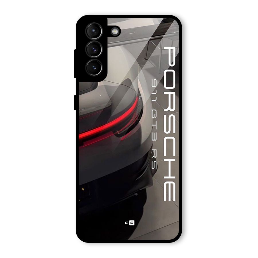 Super Sports Car Glass Back Case for Galaxy S21 Plus