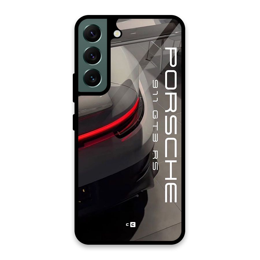 Super Sports Car Glass Back Case for Galaxy S22 5G