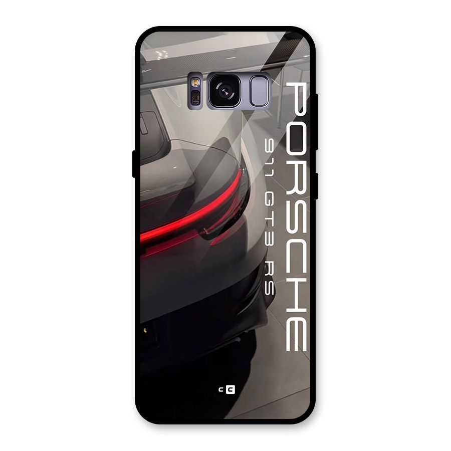 Super Sports Car Glass Back Case for Galaxy S8