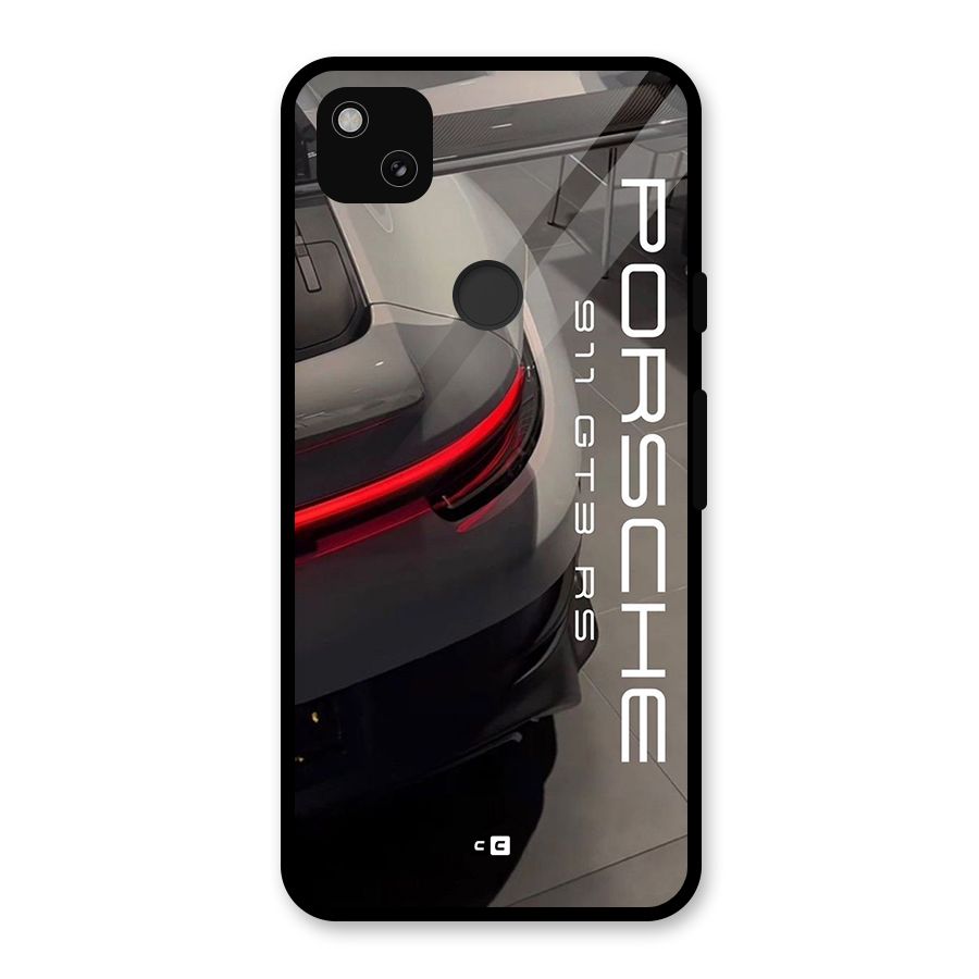 Super Sports Car Glass Back Case for Google Pixel 4a