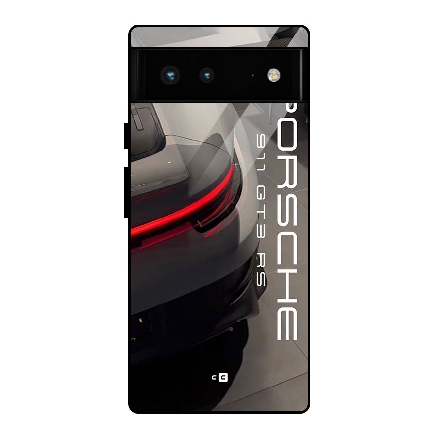 Super Sports Car Glass Back Case for Google Pixel 6