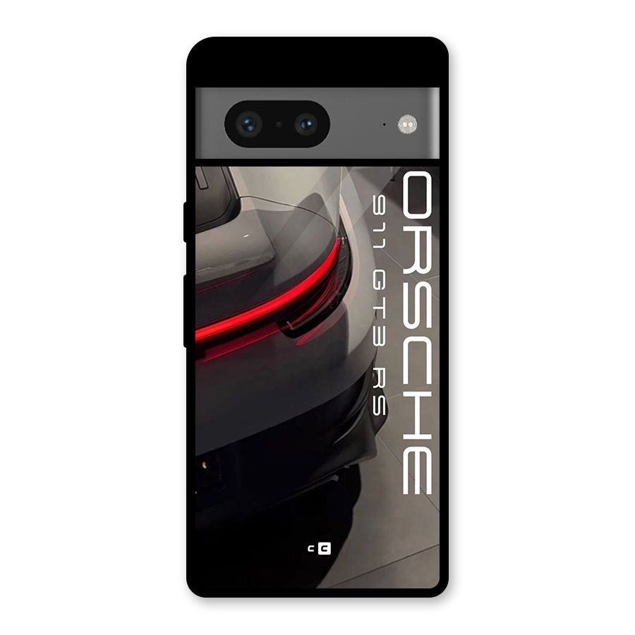 Super Sports Car Glass Back Case for Google Pixel 7