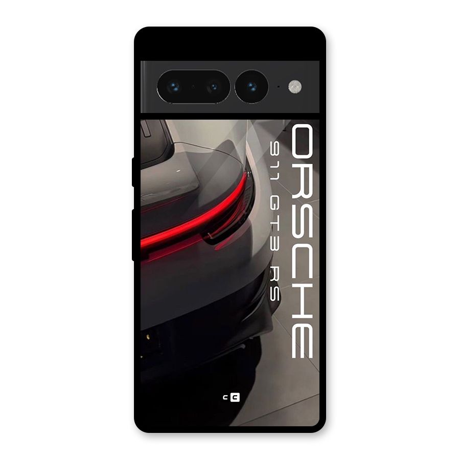 Super Sports Car Glass Back Case for Google Pixel 7 Pro