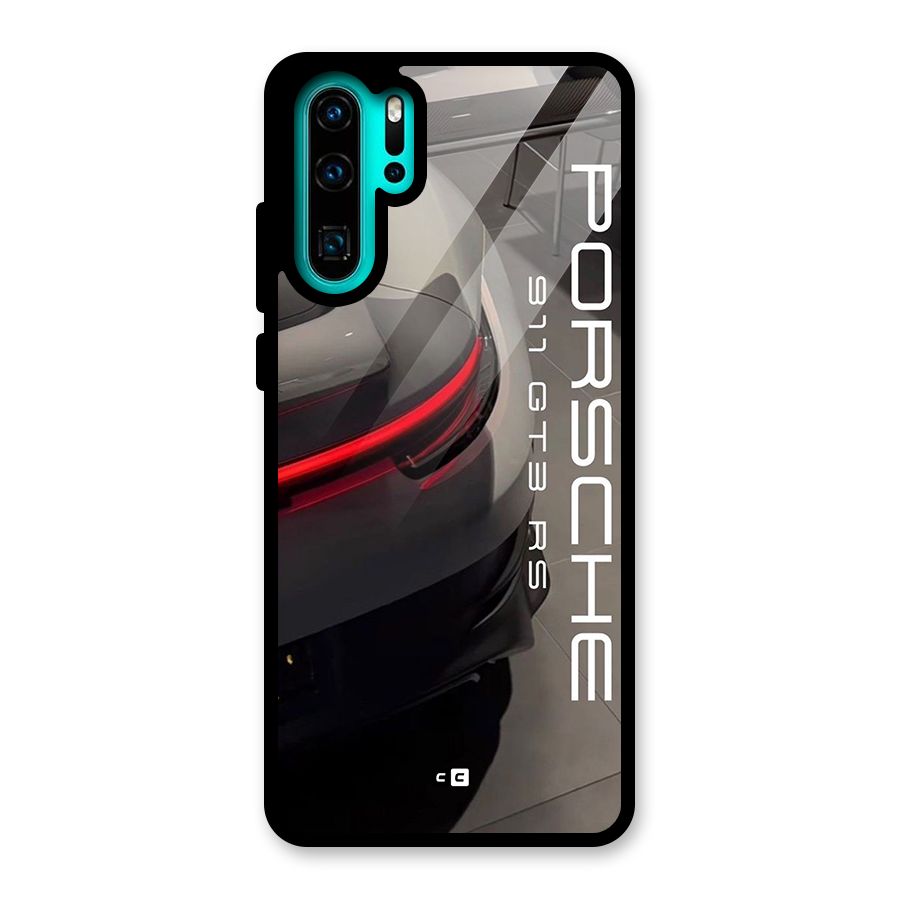 Super Sports Car Glass Back Case for Huawei P30 Pro