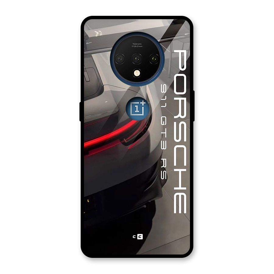 Super Sports Car Glass Back Case for OnePlus 7T