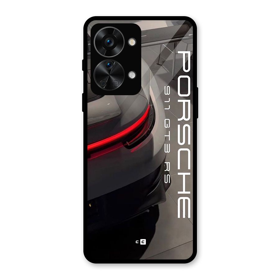 Super Sports Car Glass Back Case for OnePlus Nord 2T