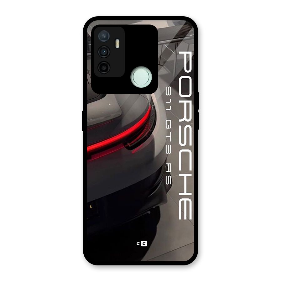 Super Sports Car Glass Back Case for Oppo A53