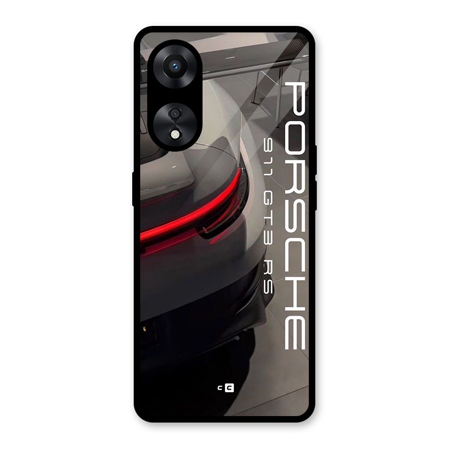 Super Sports Car Glass Back Case for Oppo A78