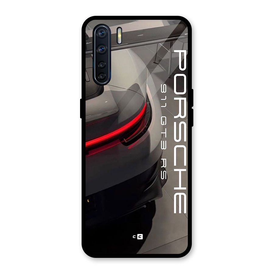 Super Sports Car Glass Back Case for Oppo F15
