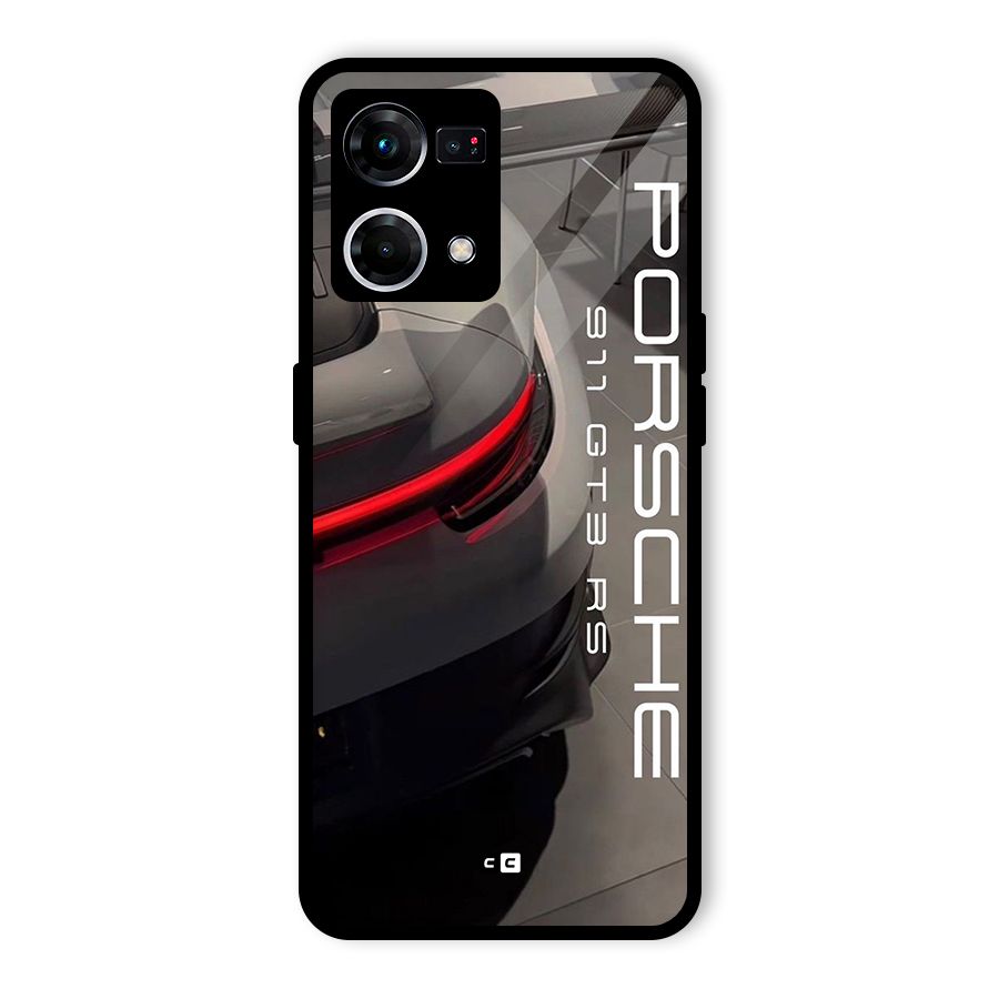 Super Sports Car Glass Back Case for Oppo F21s Pro 4G
