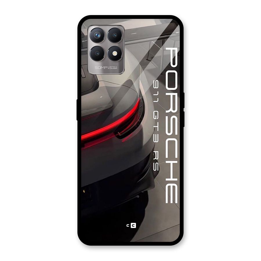 Super Sports Car Glass Back Case for Realme 8i